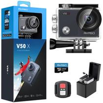 Câmera de ação AKASO V50X nativa 4K30fps WiFi com EIS 128GB