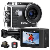 Câmera de ação Dragon Touch 4K Vision 3 20MP à prova d'água 30m