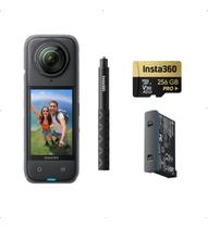 Câmera De Ação Insta360 X4 Kit Adventure Bundle Preta