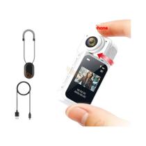 Câmera De Ação Mini 1080P HD 180 graus Câmera De Bolso Rotativa Para Vlog Com Wi-Fi, Gravador De Câmera De Ação Mini 1080P HD 180 graus Câmera De Bolso Rotativa Para Vlog Com Wi-Fi, Gravador De