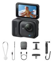 Câmera de ação preta 4K Insta360 Go Ultra Creator Bundle