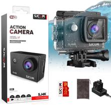 Câmera de ação SJCAM SJ4000 4K 40MP à prova d'água 30m com Acc