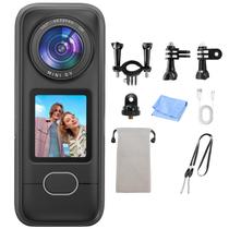 Câmera de Ação zakotu 4K com Tela de 1,4" WiFi IPX6 à Prova dÁgua Câmera de Ação zakotu 4K com Tela de 1,4" WiFi IPX6 à Prova dÁgua