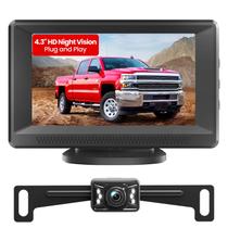 Câmera de backup Boscamplus YL43 4,3" HD Color Night Vision