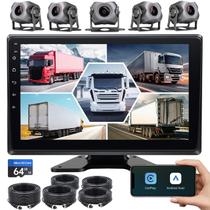 Câmera de backup Dash Cam 1080P 5-Ch com monitor de 9" Android 11 Câmera de backup Dash Cam 1080P 5-Ch com monitor de 9" Android 11