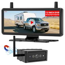 Câmera de backup sem fio AUTO-VOX 7.2" 1080P DVR Monitor