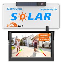 Câmera de backup sem fio AUTO-VOX Solar 5 HD 1080P para carro