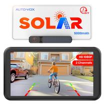 Câmera de backup sem fio AUTO-VOX Solar com monitor 5 1080P