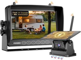 Câmera de backup sem fio FEISIKE Magnetic Solar RV 1080P Câmera de backup sem fio FEISIKE Magnetic Solar RV 1080P