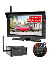 Câmera de Backup Sem Fio Foxpark 7" HD para Trailers