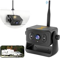 Câmera de backup sem fio YEOIZO alimentada por energia solar para RV/caminhão Câmera de backup sem fio YEOIZO alimentada por energia solar para RV/caminhão