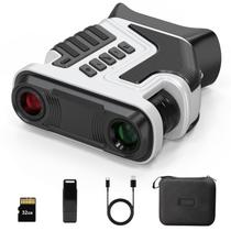 Câmera de Binóculos com Visão Noturna 4K e Zoom 10x - LEEDEER