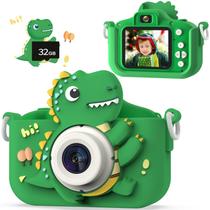 Câmera de brinquedo NIDOOT Dinosaur Kids HD Selfie com cartão verde de 32 GB Câmera de brinquedo NIDOOT Dinosaur Kids HD Selfie com cartão verde de 32 GB