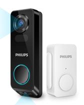 Câmera de campainha de vídeo de segurança PHILIPS Wireless 2K FHD Câmera de campainha de vídeo de segurança PHILIPS Wireless 2K FHD