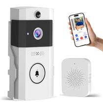 Câmera de campainha de vídeo Wi-Fi sem fio com áudio bidirecional Câmera de campainha de vídeo Wi-Fi sem fio com áudio bidirecional