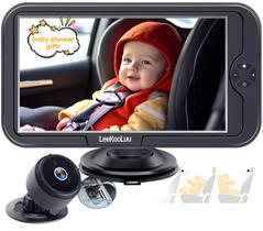 Câmera de Carro Bebê LeekoOluu 1080P HD - Visão Noturna 360°
