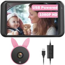 Câmera de carro de bebê Babyvue BV2 4,5" 1080P alimentada por USB IR Night Câmera de carro de bebê Babyvue BV2 4,5" 1080P alimentada por USB IR Night