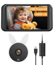 Câmera de carro de bebê Babyvue BV2 de 4,5 polegadas 1080P HD Night Vision