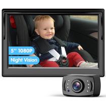 Câmera de carro de bebê Itomoro ACZ405 com tela HD de 5 , visão noturna