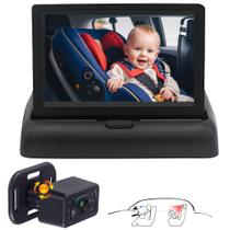 Câmera de carro de bebê JUNHAOZ Backseat HD 720P 4.3" Monitor Câmera de carro de bebê JUNHAOZ Backseat HD 720P 4.3" Monitor