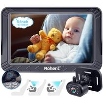 Câmera de carro de bebê Rohent USB HD 1080P de 5 polegadas com visão noturna