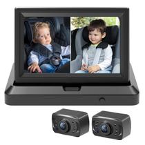 Câmera de Carro e Bebê Itomoro HD 1080P Dual Channel com Visão Noturna IR