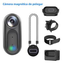 Câmera De Dedo Magnética À Prova D'água 1080P 128GB WiFi Para Esportes Ao Ar Livre, Mini Câmera