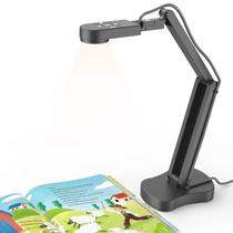 Câmera de documentos Kitchbar 8MP 4K USB dobrável com LED e microfone