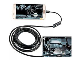 Câmera de Endoscópica Sonda Boroscópio 2 Metros c/6 LEDs Resistente a Agua Para Android e PC - B-Max
