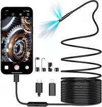 Câmera de endoscópio Driver Dual-Lens 1920P HD 5m para iPhone