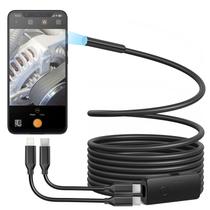Câmera de endoscópio USB Anykit 8 luzes LED ajustáveis IP67