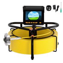 Câmera de esgoto JQKJCAM 10m/32,8 pés à prova d'água com 16 GB e luz Câmera de esgoto JQKJCAM 10m/32,8 pés à prova d'água com 16 GB e luz