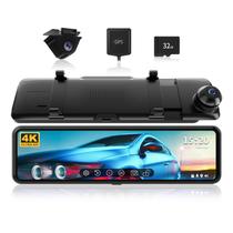 Câmera de espelho retrovisor REDTIGER T700 11" 4K UHD com GPS 32GB