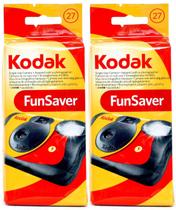 Câmera de filme Kodak Funsaver One Time Use (pacote com 2)
