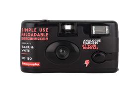 Câmera de filme Lomography Simple Use Recarregável em Preto e Branco
