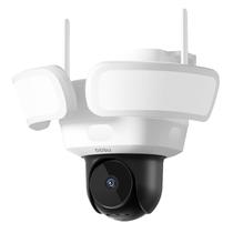 Câmera de holofote de segurança AOSU com fio 3K UHD 360 ao ar livre