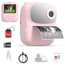 Câmera de impressão instantânea DIGITHINK Kids 2025 32GB com lente dupla