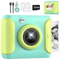 Câmera de Impressão Instantânea GigaMinds com Tela de 2,4" e Cartão micro SD de 32 GB Câmera de Impressão Instantânea GigaMinds com Tela de 2,4" e Cartão micro SD de 32 GB