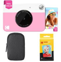 Câmera de impressão instantânea KODAK Printomatic Pink + Bundle Câmera de impressão instantânea KODAK Printomatic Pink + Bundle