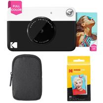 Câmera de impressão instantânea KODAK Printomatic Starter Bundle preta