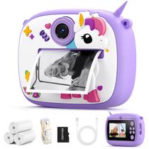 Câmera de impressão instantânea YOZISS Kids, tela de 2,4", zoom 8x Câmera de impressão instantânea YOZISS Kids, tela de 2,4", zoom 8x