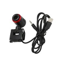 Câmera De Mesa HD USB 2.0 Com Microfone Girando 360 Graus Para PC Laptop Skype MSN