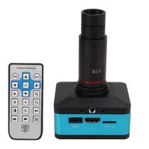 Câmera de microscópio Walfront 4K HD 12MP 60FPS com lente C-Mount