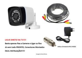 Camera De Monitoramento - Ligue Direto Completo 50 Mts