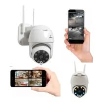 Câmera de Monitoramento Wifi Smart Sem Fio C/ Sensor Movimento e Visão Noturna 1080MP