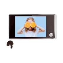 Câmera De Olho Mágico Sem Fio De 3,5 Polegadas Com Monitor LCD 120 graus Segurança Residencial Sem