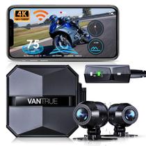 Câmera de painel de motocicleta Vantrue F1 4K frontal/traseira 1080P GPS 512GB Câmera de painel de motocicleta Vantrue F1 4K frontal/traseira 1080P GPS 512GB