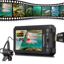 Câmera De Pesca Subaquática HD1080P De 4,5 Polegadas 32GB DVR 5000mAh IR LED USB-C Para Pesca No