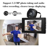 Câmera de porta peephole de 1,3MP 4,3 polegadas cor LCD Monitor Câmera de vídeo Porta do espectador Porta porta porta da porta pir imagem de detecção de movimento tomada/gravação de vídeo para segurança doméstica Câmera de porta peephole de 1,3MP 4,3 polegadas cor LCD Monitor Câmera de vídeo Porta do espectador Porta porta porta da porta pir imagem de detecção de movimento tomada/gravação de vídeo para segurança doméstica