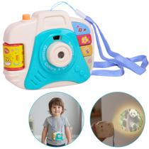 Câmera de Projeção Animais Infantil Educativa Som Luz - Castela Câmera de Projeção Animais Infantil Educativa Som Luz - Castela